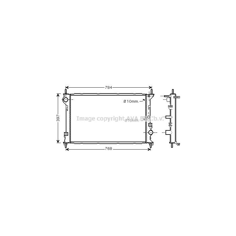 RAD EAU-VL/VUL- FORD- PRE