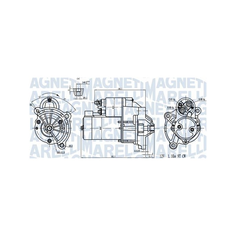 DEMARREUR EQ POUR PSA 206/207/C3