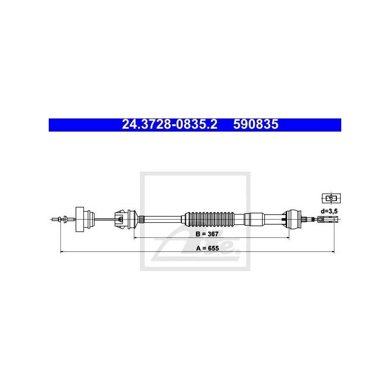 CABLE D EMBRAYAGE