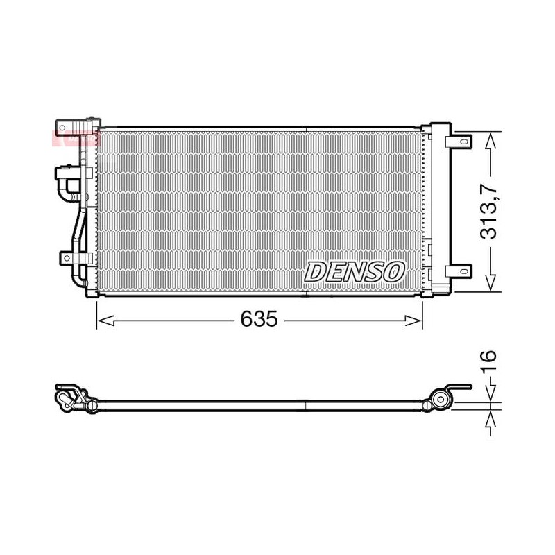 CONDENSEUR CHEVROLET CAPTIVA