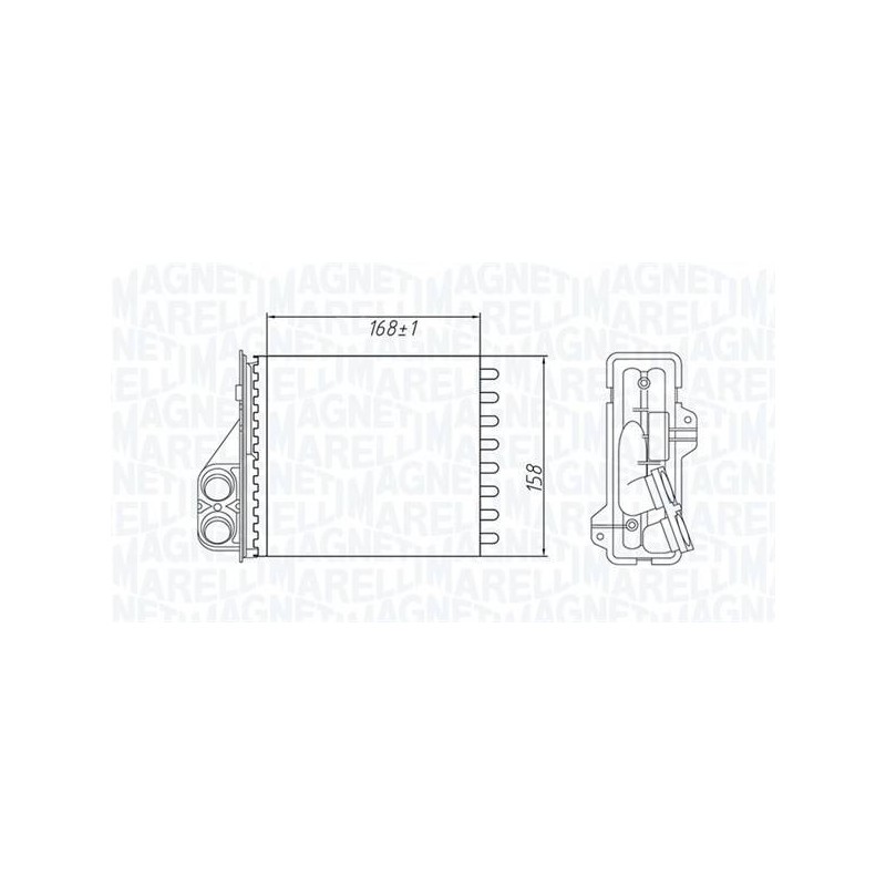 RADIATEUR CHAUFFAGE DACIA DUSTER