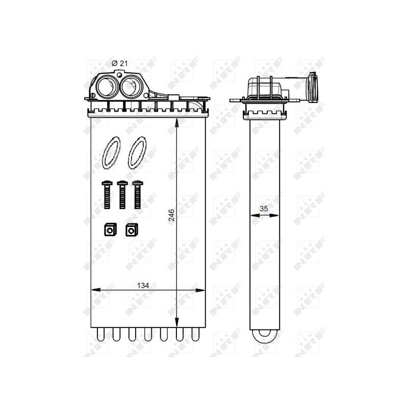 RCH PEUGEOT 206 1.4 99- HEATERS- EA