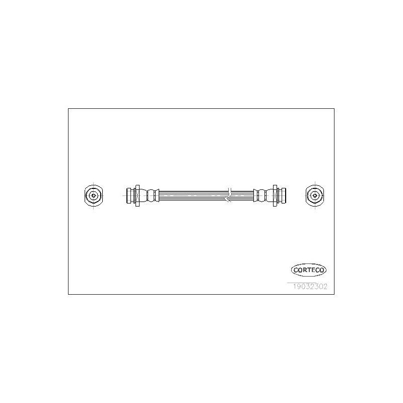 FLEXIBLE DE FREIN SUZUKI WAGON-B