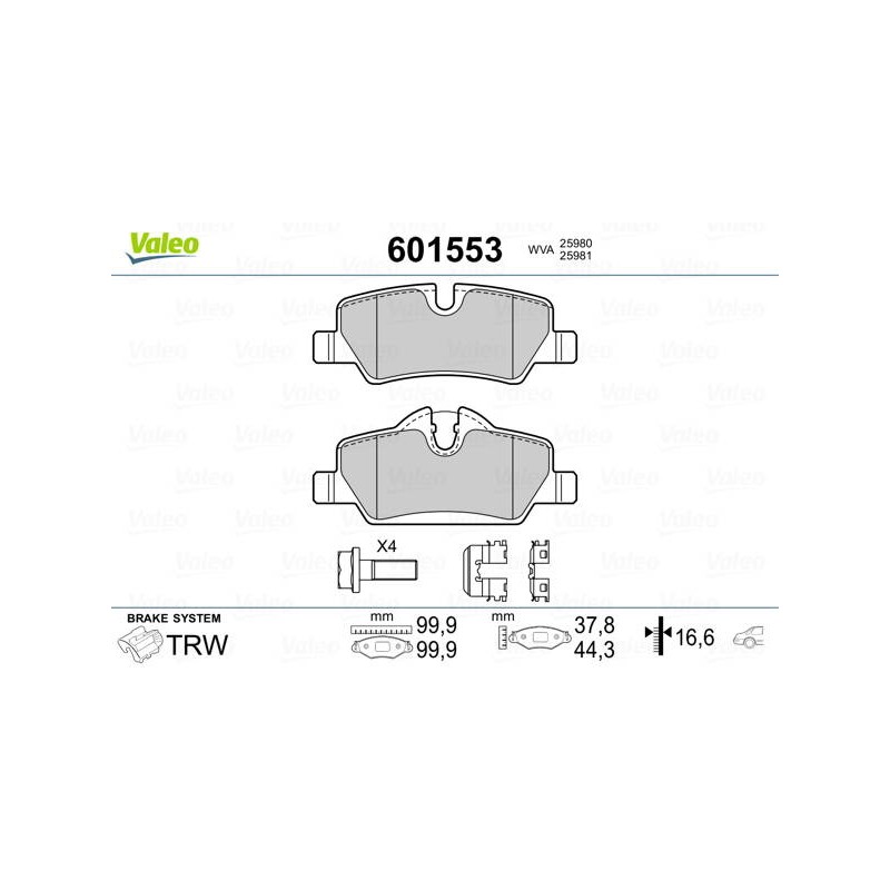 PLAQ FR MINI (F55/F56/57) 2013 AR