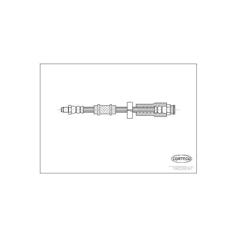 FLEXIBLE DE FREIN FIAT L.T. DUCA