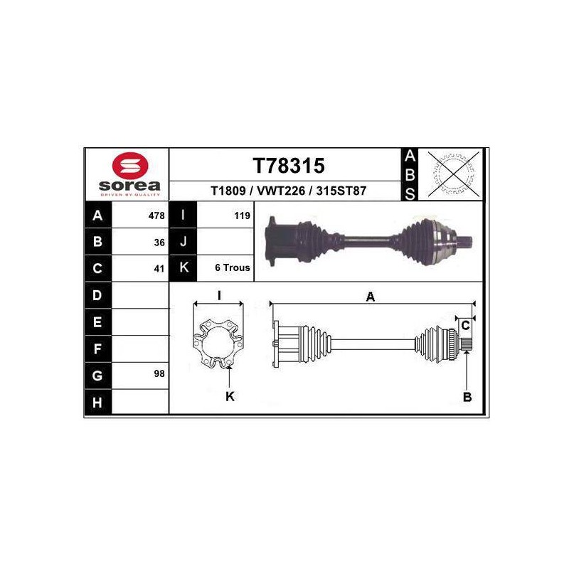 TRANSMISSION / VW GOLF V