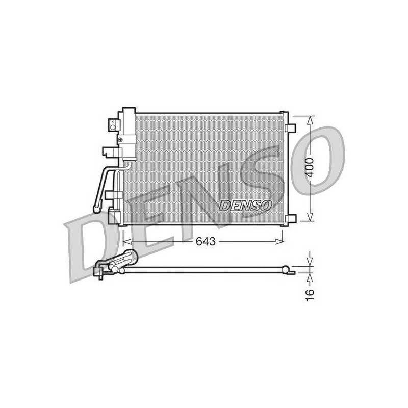 CONDENSEUR NISSAN QASHQAI