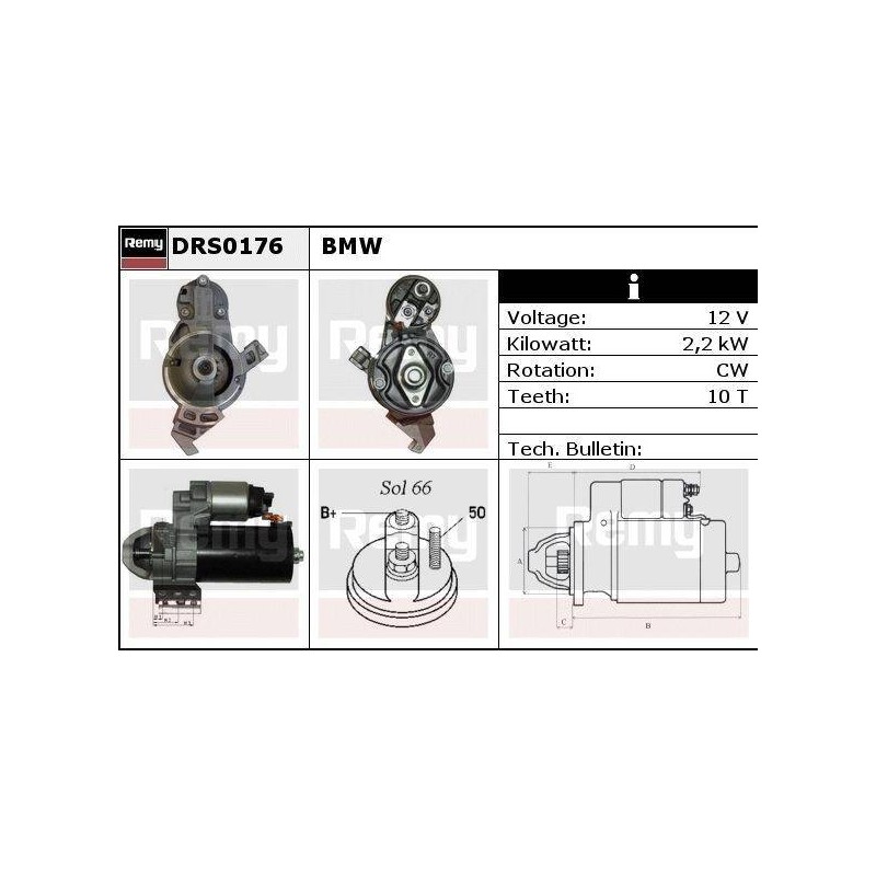 DEMARREUR - REMY REMANUFACTURED - B