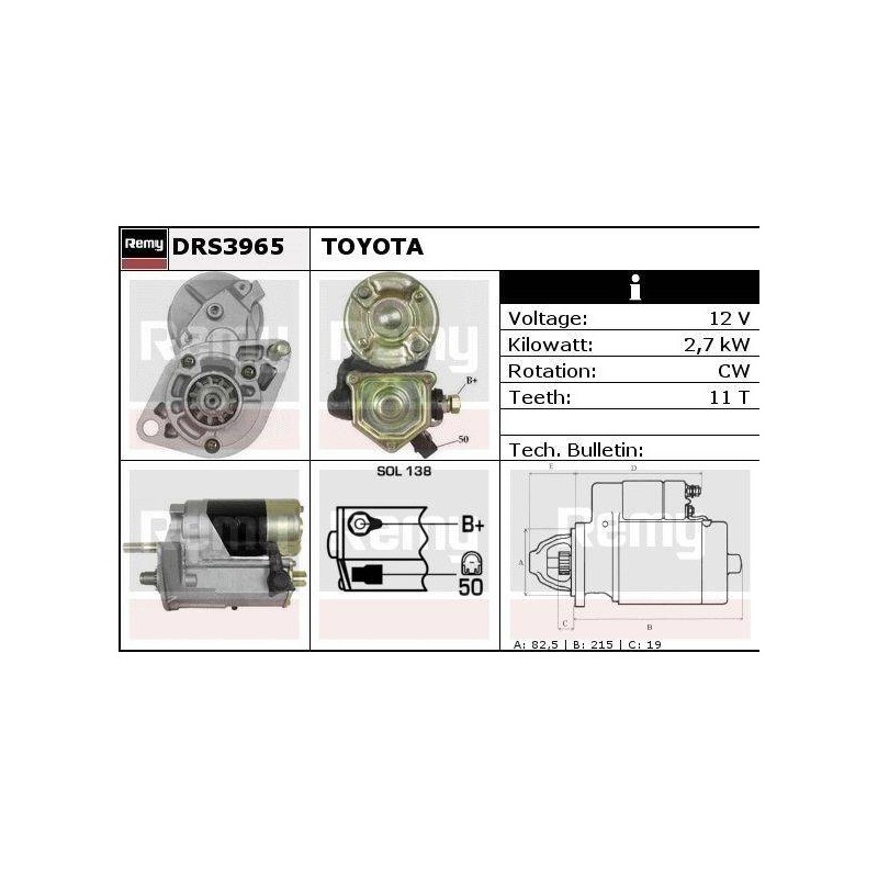 DEMARREUR - REMY REMANUFACTURED - N