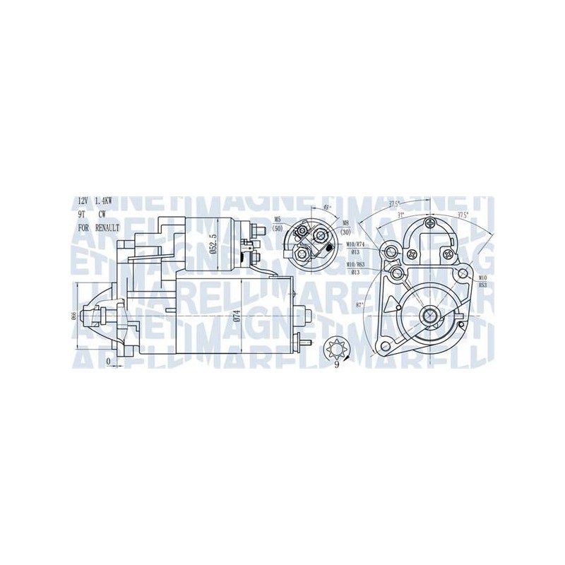 DEMARREUR EQ POUR RENAULT CLIO I