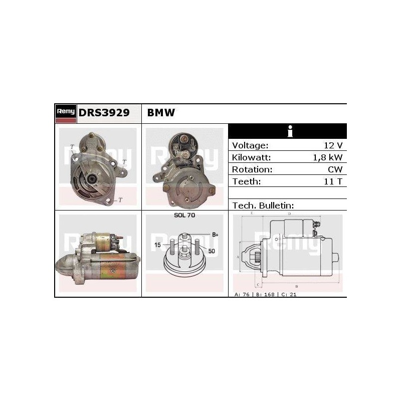 DEMARREUR - REMY REMANUFACTURED - B