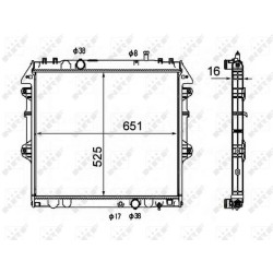 RAD TOYOTA HILUX 3.0D 05- RADIATORS