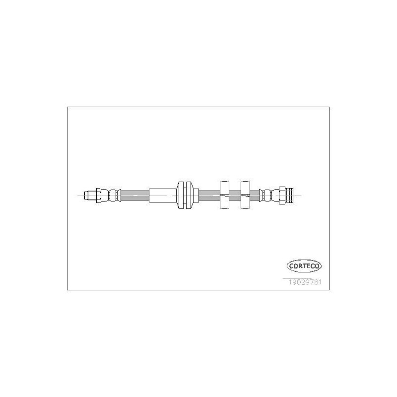 FLEXIBLE DE FREIN ALFA 147.156