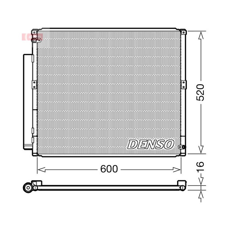 CONDENSEUR TOYOTA LANDCRUISER