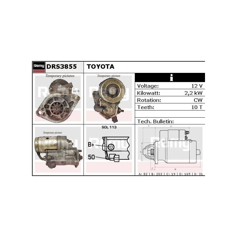 DEMARREUR - REMY REMANUFACTURED - T