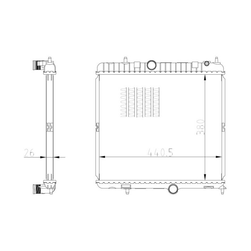 RAD CITROEN DS5 2.0D 12- RADIATORS