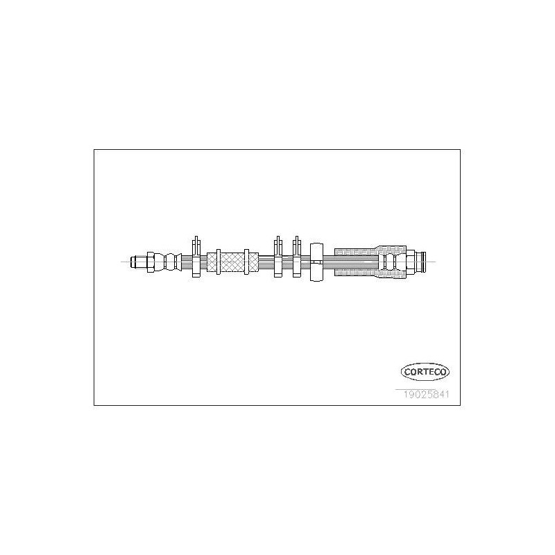 FLEXIBLE DE FREIN CITROEN-FIAT-P