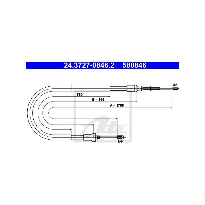 CABLE DE FREIN A MAIN