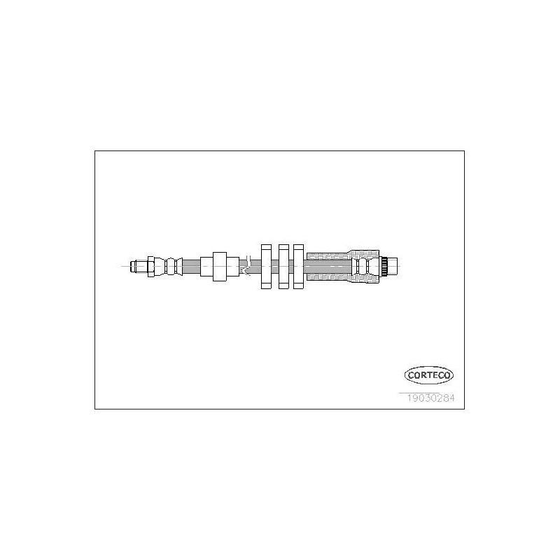 FLEXIBLE DE FREIN PEUGEOT 406