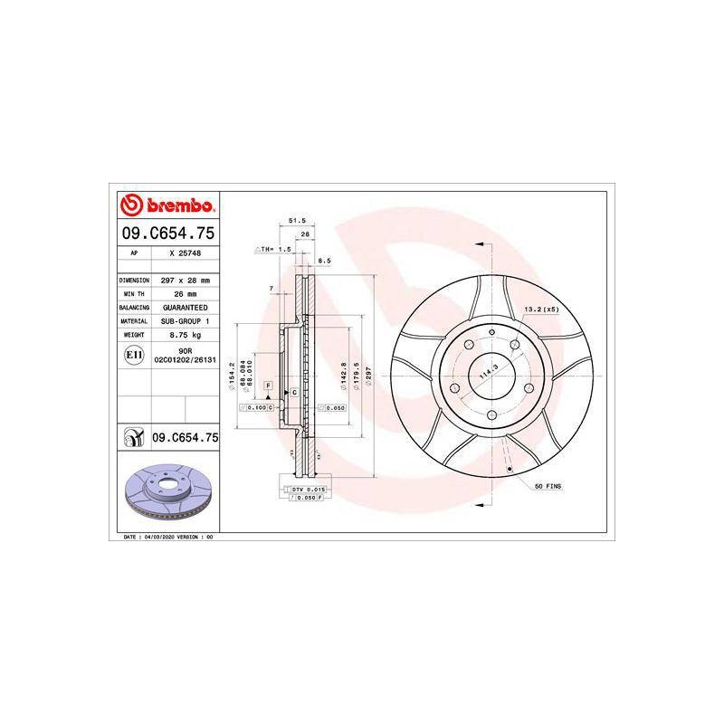 DISQUE DE FREIN MAX