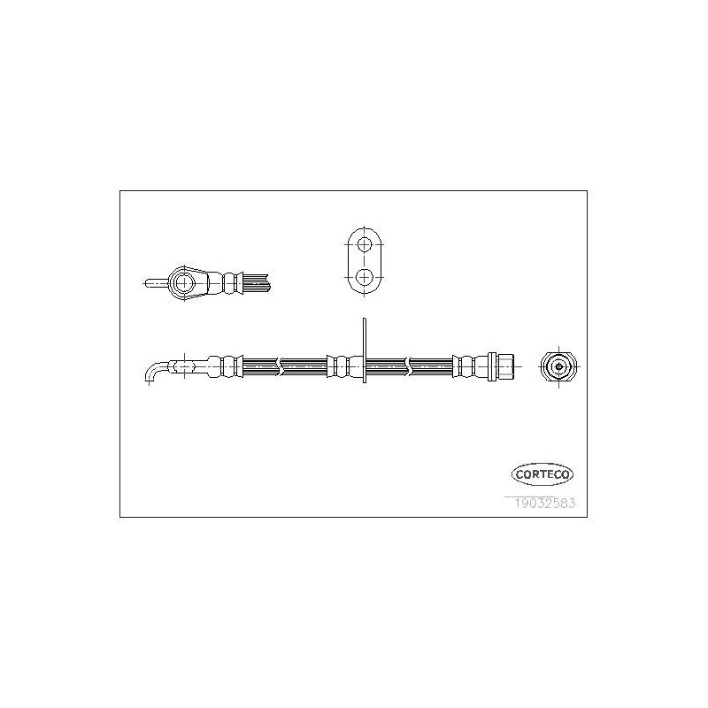 FLEXIBLE DE FREIN TOYOTA YARIS