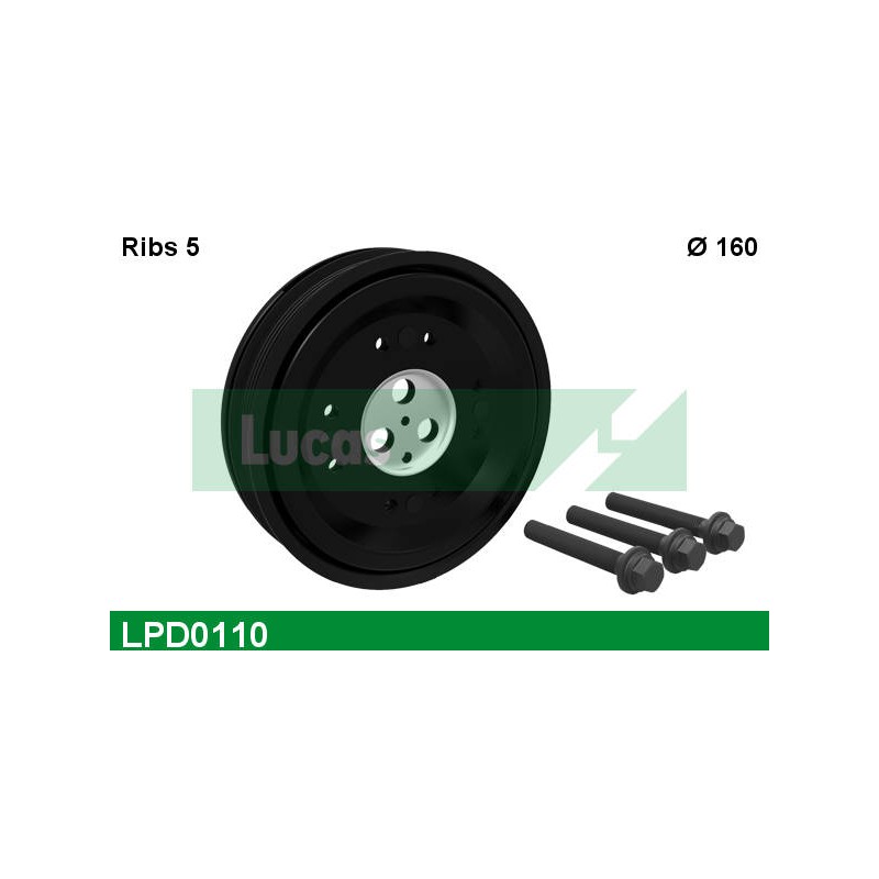 LUCAS DAMPER PULLEY WITH SCREW + NOTICE