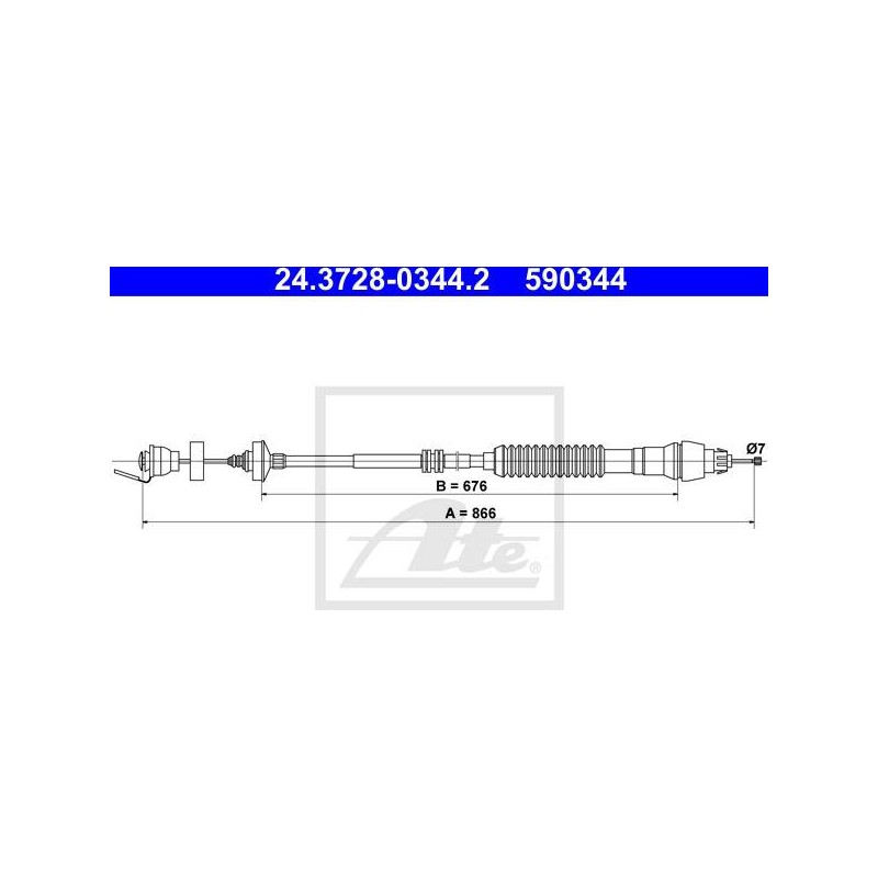 CABLE DE FREIN A MAIN