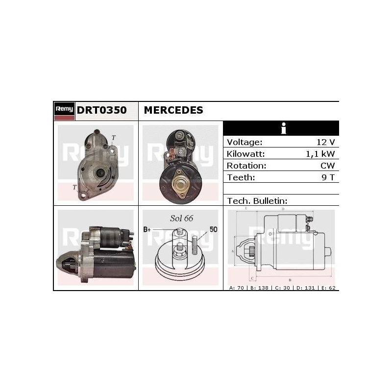 DEMARREUR - REMY REMANUFACTURED - M