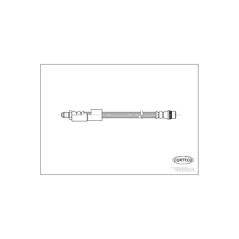 FLEXIBLE DE FREIN RENAULT R25