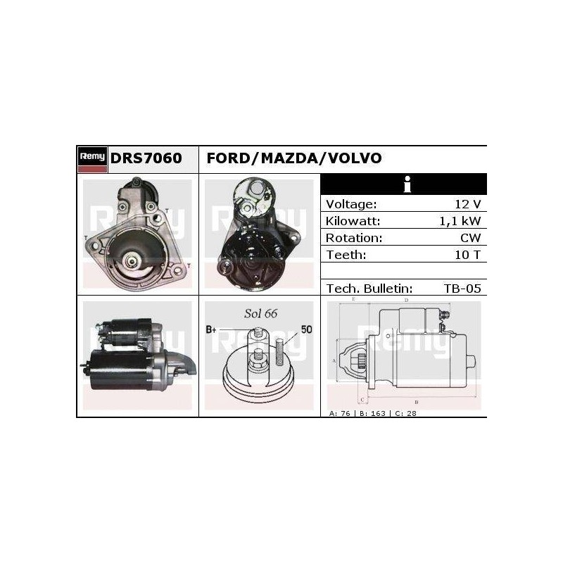 DEMARREUR - REMY REMANUFACTURED - F