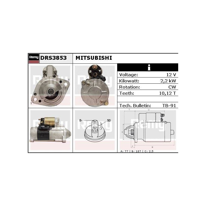 DEMARREUR - REMY REMANUFACTURED - M