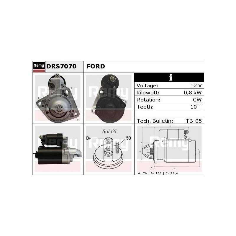 DEMARREUR - REMY REMANUFACTURED - F