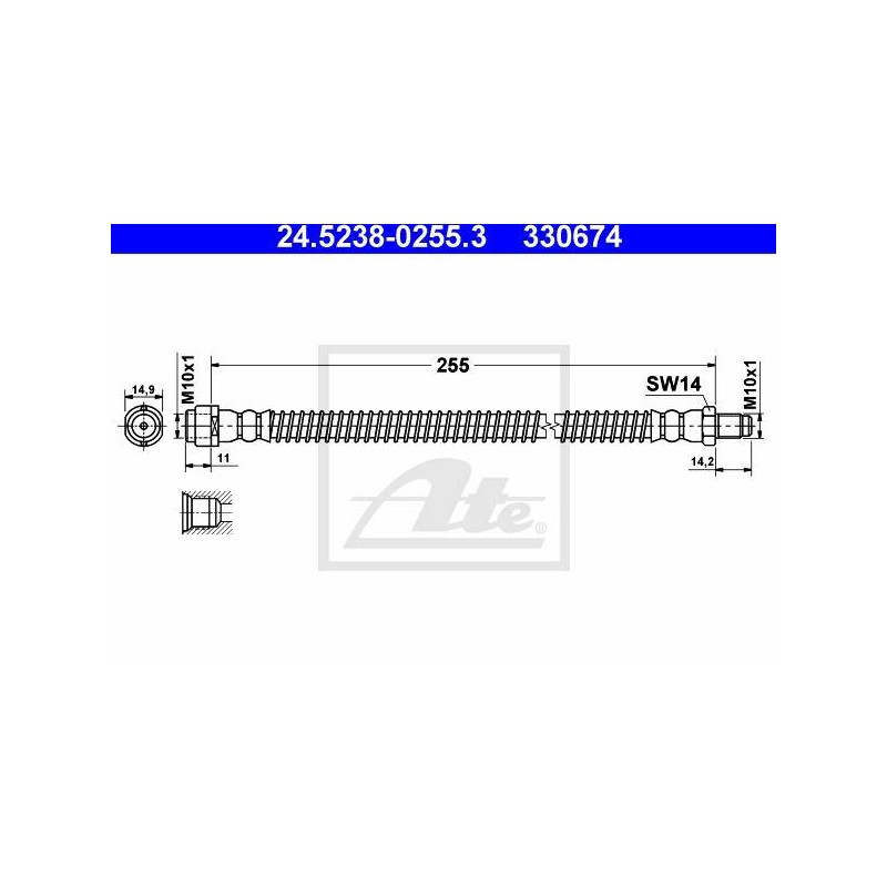 FLEXIBLE DE FREIN / EMBRAYAGE