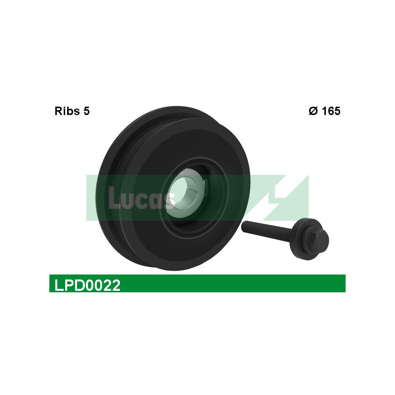 LUCAS DAMPER PULLEY WITH SCREW + NOTICE