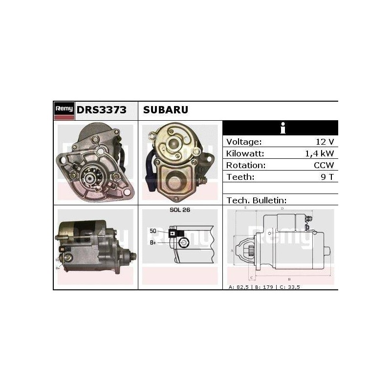 DEMARREUR - REMY REMANUFACTURED - S