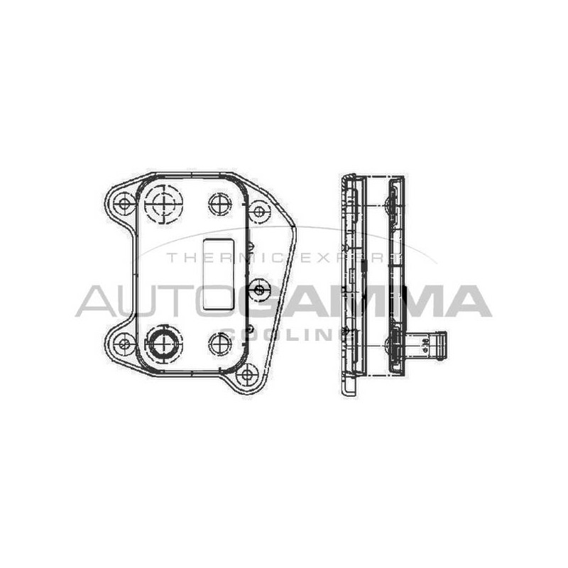 RADIATEUR HUILE MERCEDES 203