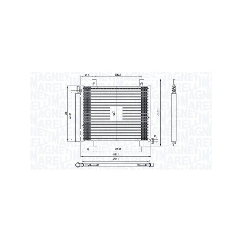 CONDENSEUR POUR VW UP/SEAT MII