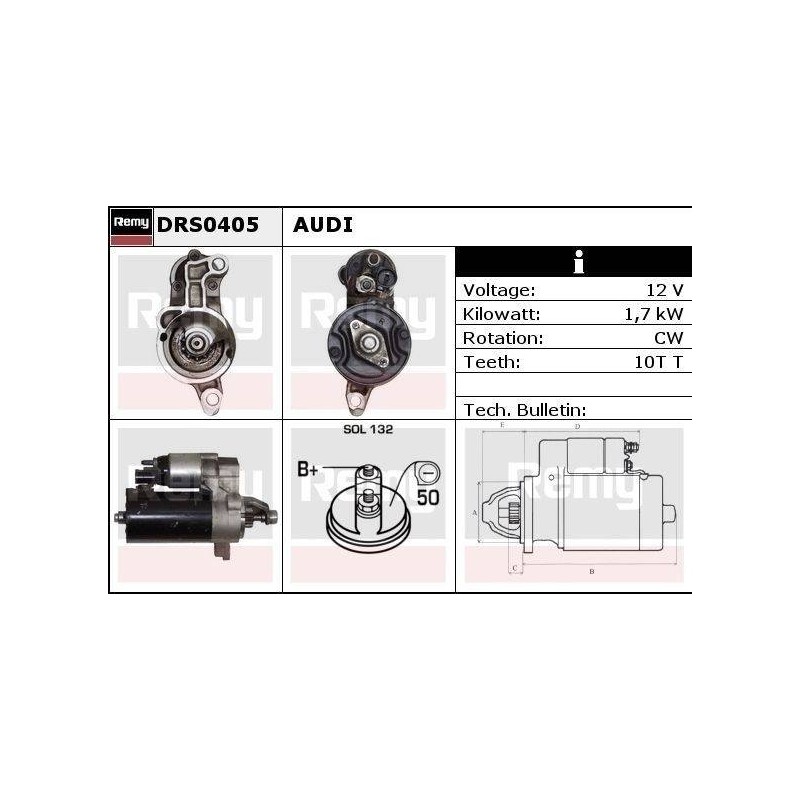 DEMARREUR - REMY REMANUFACTURED - A