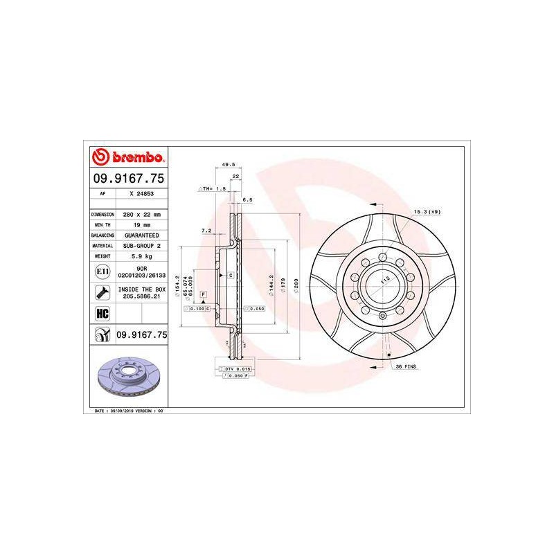 DISQUE DE FREIN MAX