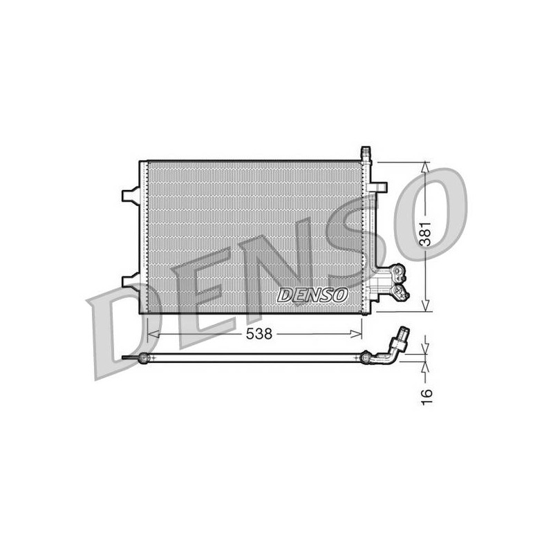 CONDENSEUR FORD FIESTA/FUSION