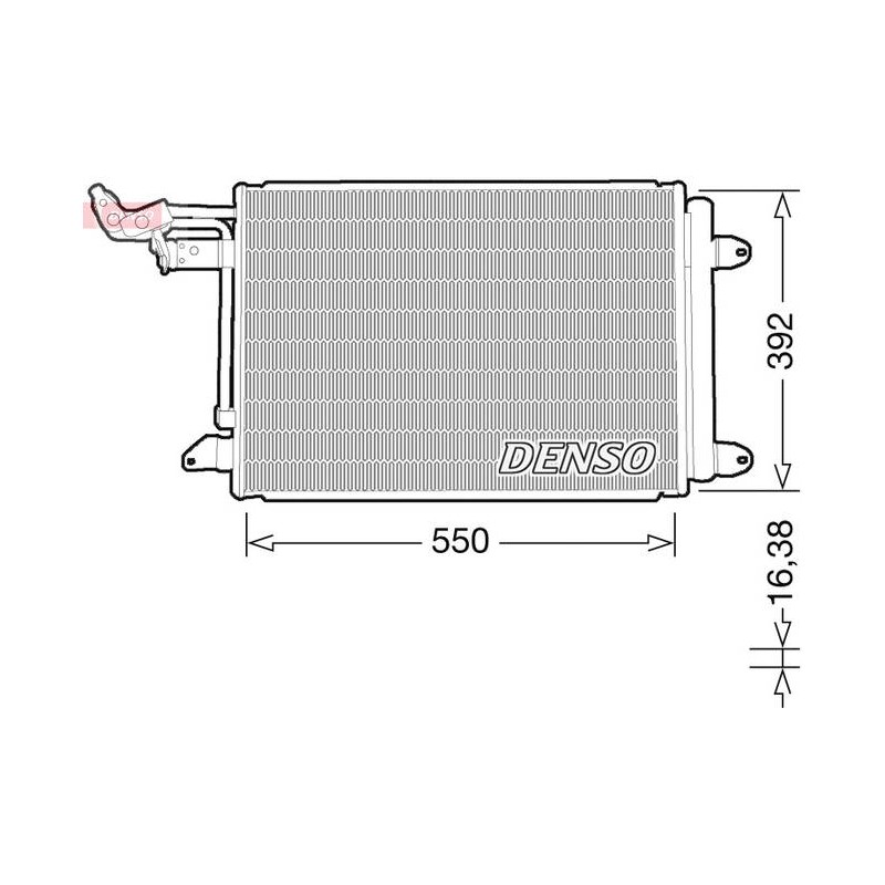 CONDENSEUR AUDI-SEAT-VW GOLF IV/TIG