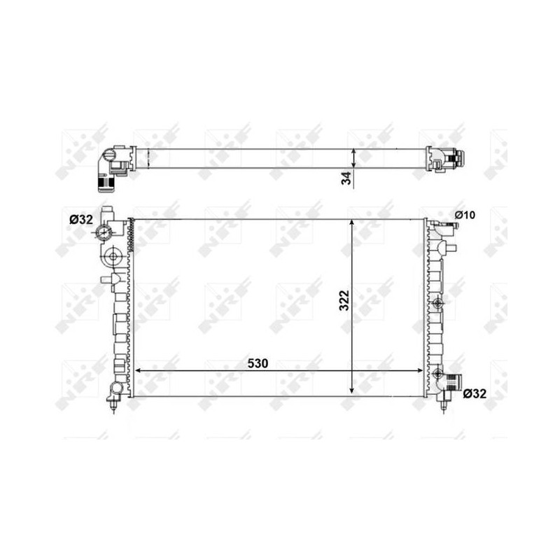 RAD CITROEN SAXO 1.5D 96- RADIATORS