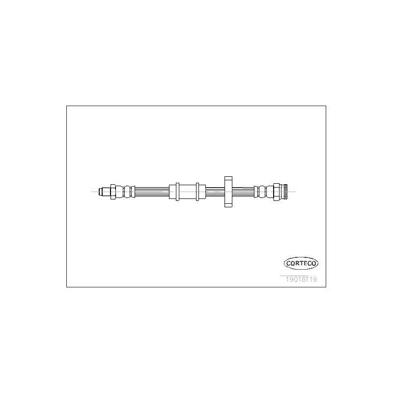 FLEXIBLE DE FREIN FIAT UNO