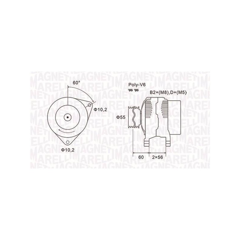 ALT EQ POUR OPEL ZAFIRA A/OMEGA B