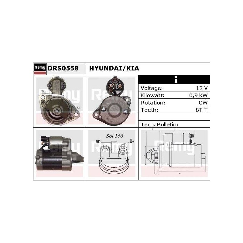 DEMARREUR - REMY REMANUFACTURED - H