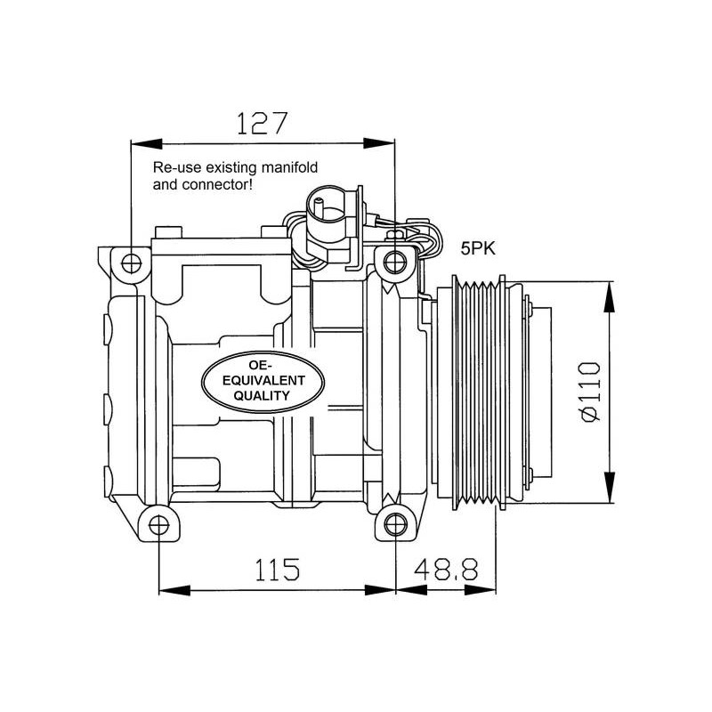 COMP BMW 3 2.0 91- COMPRESSORS- EAS