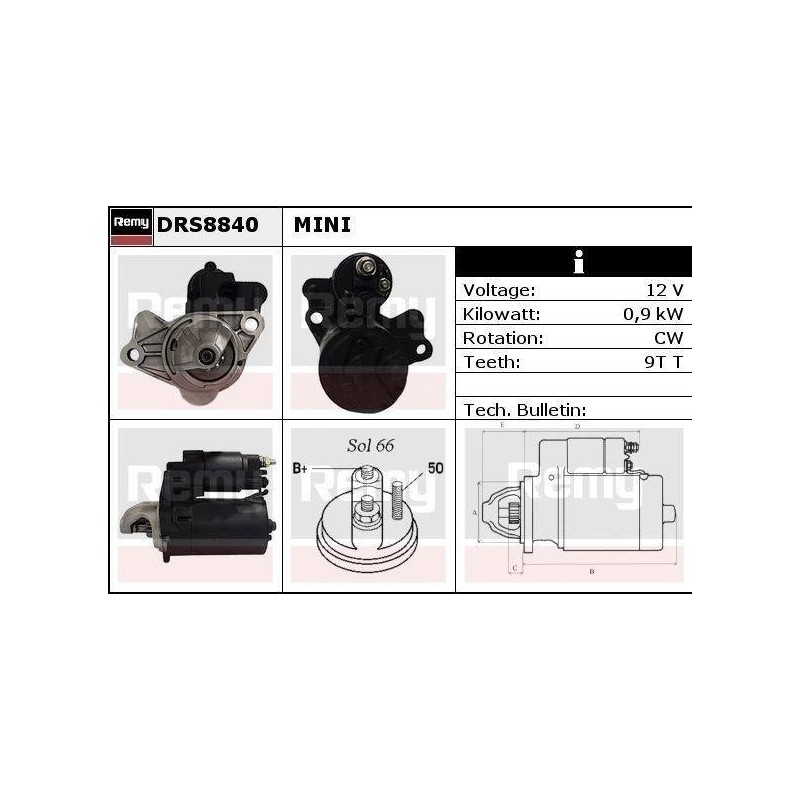 DEMARREUR - REMY REMANUFACTURED - M