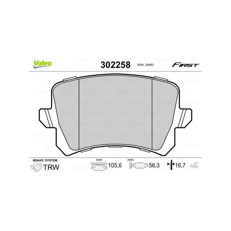 PLAQ FREIN FIRST AUDI Q3 10.13 04.1