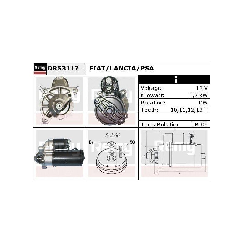 DEMARREUR - REMY REMANUFACTURED - C