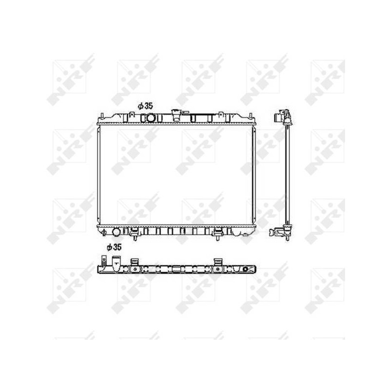 RAD NISSAN X-TRAIL 2.5 01- RADIATOR